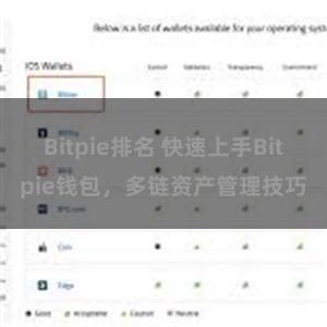 Bitpie排名 快速上手Bitpie钱包，多链资产管理技巧