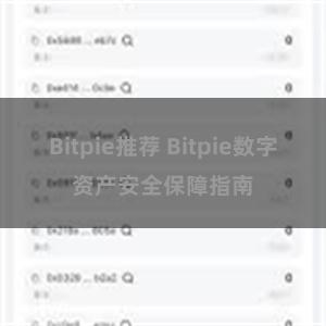 Bitpie推荐 Bitpie数字资产安全保障指南