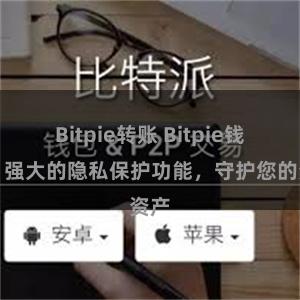 Bitpie转账 Bitpie钱包：强大的隐私保护功能，守护您的资产