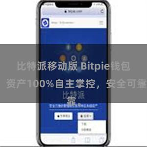 比特派移动版 Bitpie钱包：资产100%自主掌控，安全可靠。