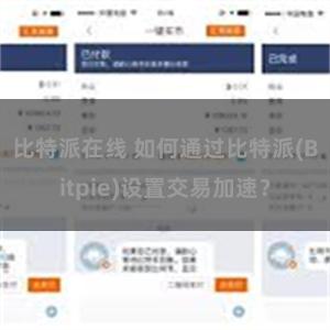 比特派在线 如何通过比特派(Bitpie)设置交易加速？