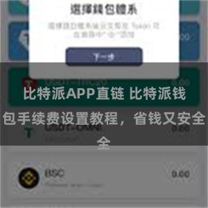 比特派APP直链 比特派钱包手续费设置教程，省钱又安全