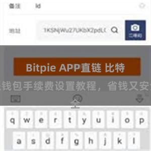 Bitpie APP直链 比特派钱包手续费设置教程，省钱又安全